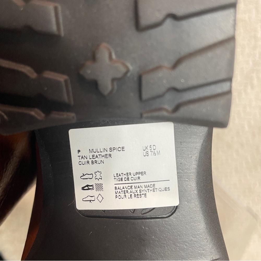 Clarks Womens 7.5 M‎ Mullin Spice Brown Leather Knee High Riding Boot Equestrian - Picture 10 of 16